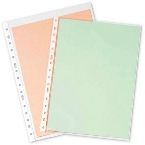 FUNDA MULTITALADRO PARDO PP 90µ CRISTAL A4 16 TAL.