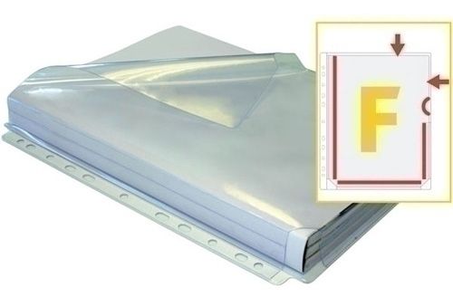 FUNDA MULTITALADRO FUELLE GRAFOPLAS 25mm PVC 180µ