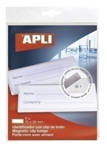 FUNDA DISTINT.APLI PINZA MAGENTICA 72x28 mm BOLSA