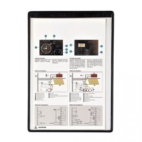 FUNDA TARIFOLD MAGNETICAS A4 CON APERTURA SUPERIOR