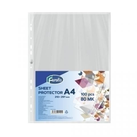 FUNDA MULTITALADRO FOROFIS PP 80µ LISO A4 11 TAL.R