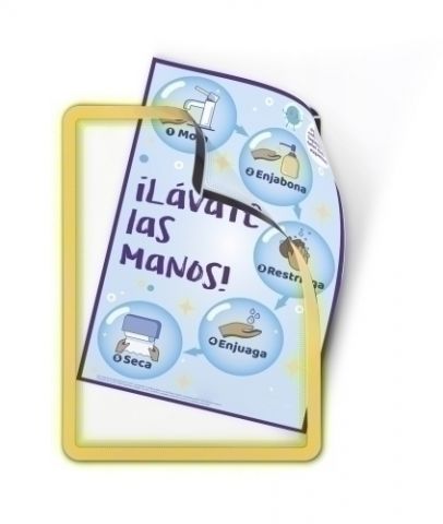 FUNDA PORTA CARTELES TARIFOLD MAGNETO A4 VERTICAL/