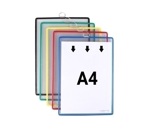FUNDA PORTA CARTELES TARIFOLD COLGANTE A4 VERTICAL