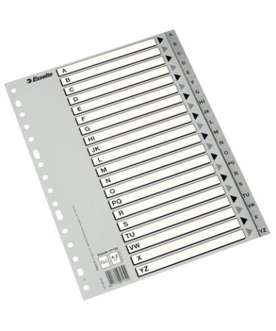 INDICE ESSELTE PP ALFABETICO A4 20 pestañas 16 tal