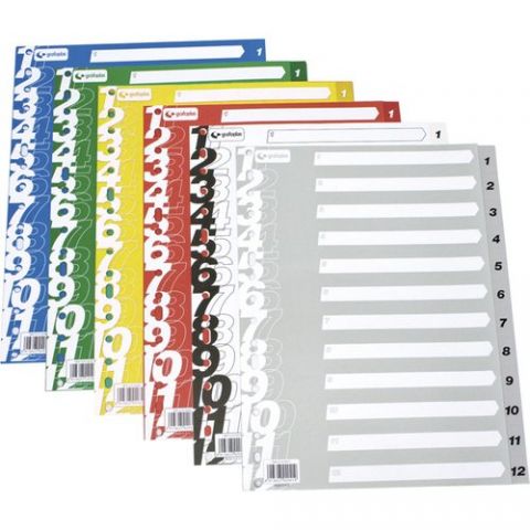 INDICE GRAFOPLAS PP NUMERICO Fº pestañas 1-12 16 t