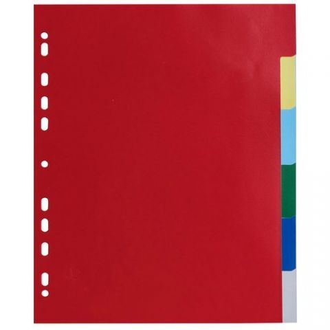 SEPARADORES EXACOMPTA PP FLEXIBLE OPACO A4+ 6 pest
