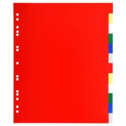 SEPARADORES EXACOMPTA PP FLEXIBLE OPACO A4+ 12 pes