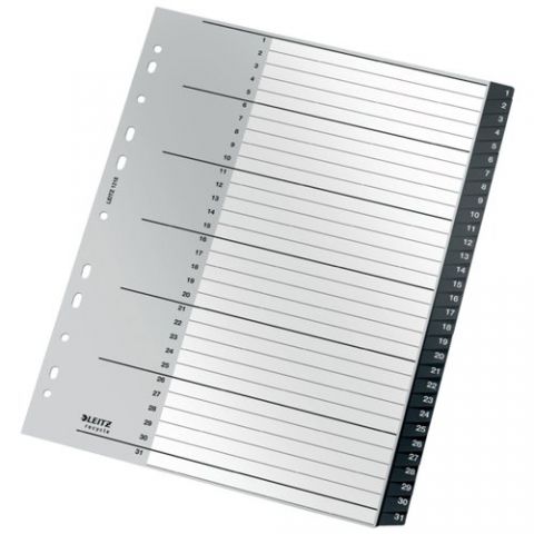 INDICE LEITZ PP RECYCLE NUMERICO A4+ pestañas 1-31