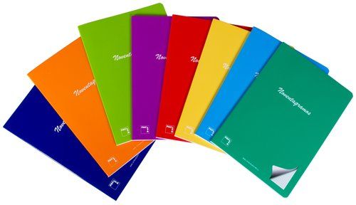 LIBRETA PACSA NOVENTAGRAMOS A4 48 HOJAS 5x5 SURTID