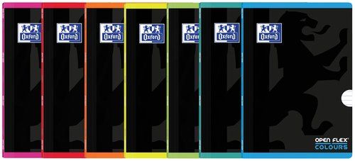 LIBRETA GRAPADA OXFORD SCHOOL OPENFLEX COLOURS A4
