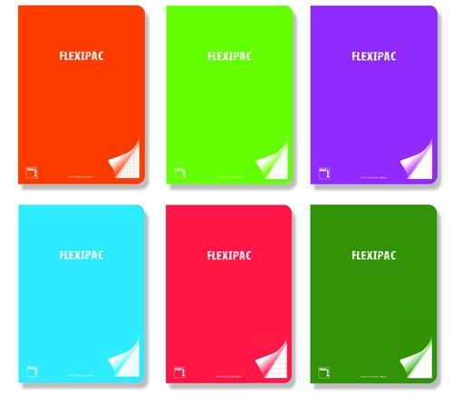 LIBRETA PACSA FLEXIPAC tapa PP A4 48h CUADRICULA 4
