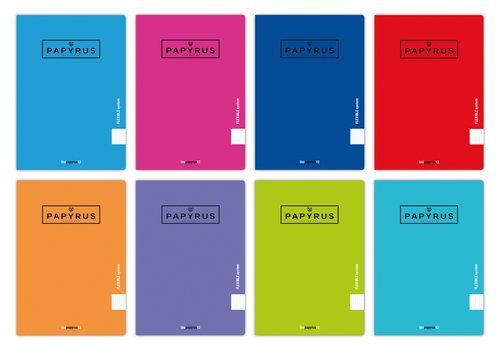 LIBRETA PAPYRUS A4 48h 90g PP PAUTA 3,5 COL.SUR.