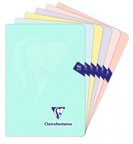 LIBRETA CLAIREFONTAINE POLIPROLILENO A5 cm 48 HJS.
