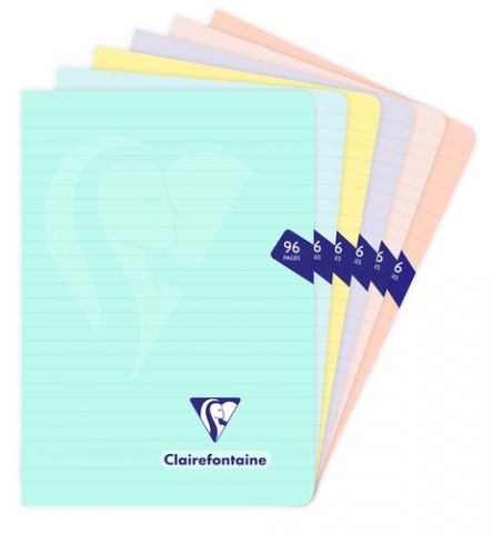 LIBRETA CLAIREFONTAINE POLIPROLILENO A5 cm 48 HJS.