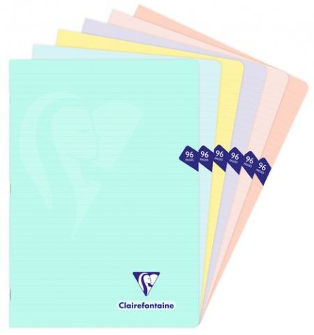 LIBRETA CLAIREFONTAINE POLIPROLILENO A4 cm 48 HJS.
