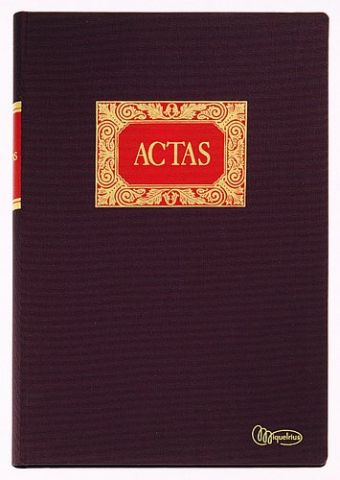LIBRO CONTABILIDAD Fº 100 HOJAS ACTAS
