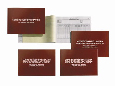 LIBRO SUBCONTRATACION (NUEVO) BILINGÜE GALLEGO/CAS