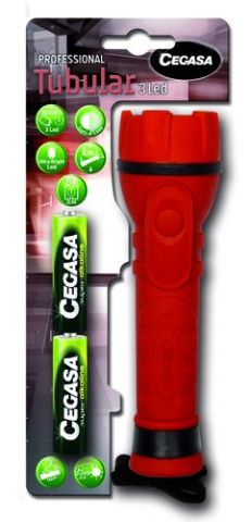 LINTERNA CEGASA PRO TUBULAR 3 LED