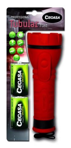 LINTERNA CEGASA PRO TUBULAR 7 LED