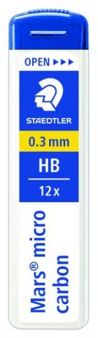 MINAS  STAEDTLER 250 MARS MICRO CARBON 0,3 - HB (T