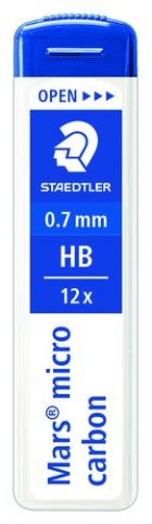 MINAS  STAEDTLER 250 MARS MICRO CARBON 0,7 - HB (T