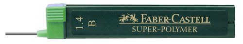 MINAS  FABER-CASTELL SUPERPOLYMER 1,4 - B (TUBO de