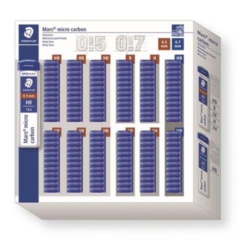 MINAS  STAEDTLER 250 MARS MICRO CARBON EXPOSITOR d