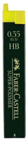MINAS  FABER-CASTELL SUPERPOLYMER 0,35 - HB (TUBO