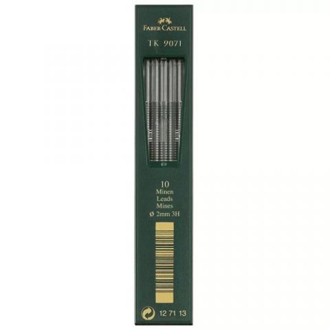 MINAS  FABER-CASTELL TK 9071  2,0 - 3H (ESTUCHE de
