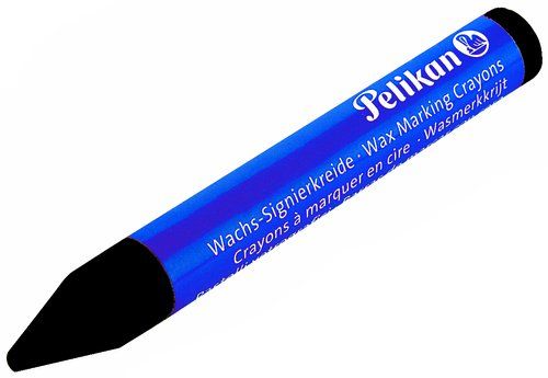 CERA MARCADORA PELIKAN DURA 762 NEGRO (CAJA de 12)