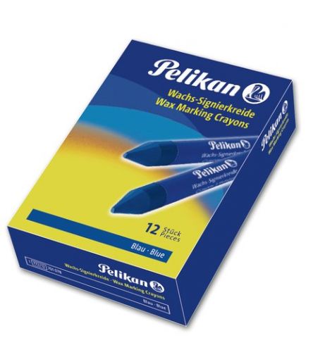 CERA MARCADORA PELIKAN BLANDA 772 AZUL (CAJA de 12
