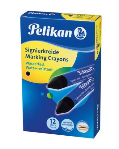 CERA MARCADORA PELIKAN BLANDA 772 NEGRO (CAJA de 1