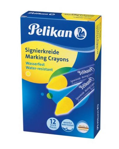 CERA MARCADORA PELIKAN DURA 762 AMARILLO (CAJA de