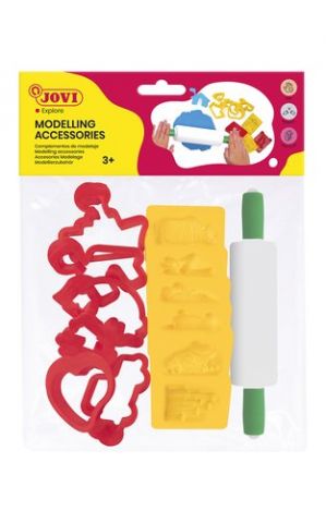 MOLDEADORES JOVI BOLSA DE 12 MOLDES + RODILLO