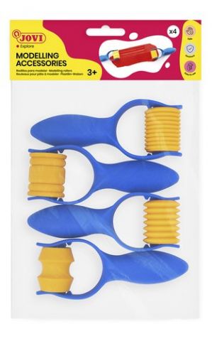 RODILLO PARA CORTAR  PASTA 4 UDES. 4 MANGOS  FORMA