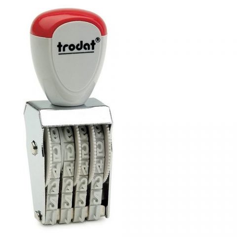 NUMERADOR ent.MANUAL TRODAT  3 mm.  4 bandas