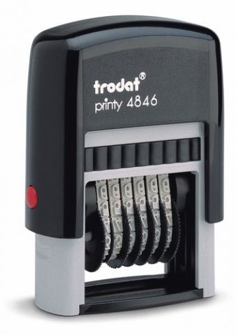 NUMERADOR ent.AUT. TRODAT PRINTY 4846 ECO (4 mm. 6