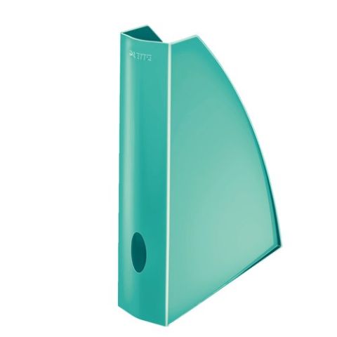 REVISTERO PLASTICO LEITZ WOW A4 60mm TURQUESA META