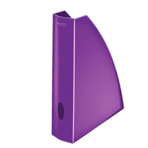 REVISTERO PLASTICO LEITZ WOW A4 60mm  VIOLETA META