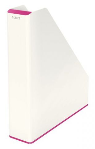 REVISTERO PLASTICO LEITZ WOW DUAL FUCSIA METALIZAD
