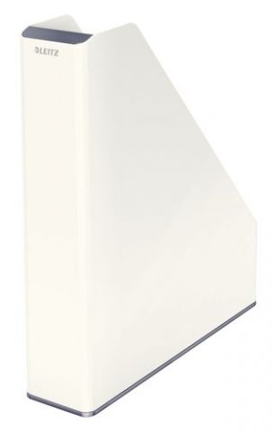 REVISTERO PLASTICO LEITZ WOW DUAL BLANCO PERLA/GRI