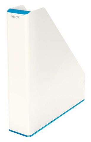 REVISTERO PLASTICO LEITZ WOW DUAL AZUL METALIZADO/