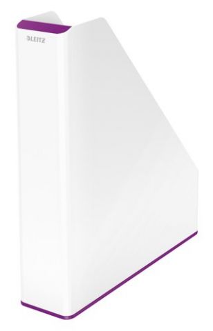 REVISTERO PLASTICO LEITZ WOW DUAL VIOLETA/BLANCO