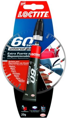 PEGAMENTO UNIVERSAL LOCTITE 60 SEGUNDOS 20g