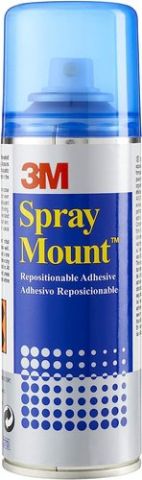 PEGAMENTO en SPRAY 3M 200ml MOUNT REMOVIBLE