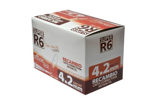 RECAMBIO CORRECTOR CINTA OFFICE BOX R6 4,2mm x 6m