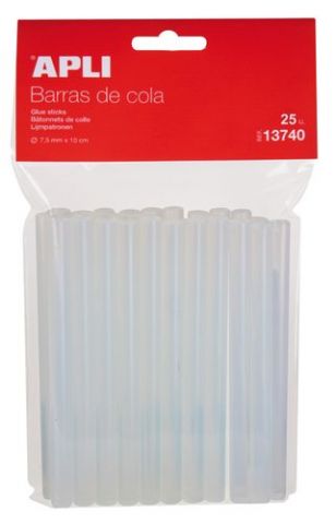 COLA TERMOFUSIBLE en BARRA APLI  BLISTER de 25