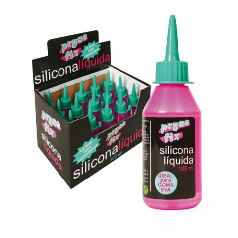 SILICONA LIQUIDA FIX 100ml EXPOSITOR de 15