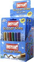 COLA GLITTER INSTANT METALLIC 10,5ml BLISTER DE 6