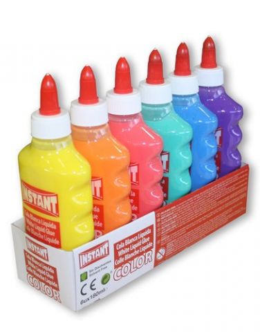 COLA BLANCA COLOR INSTANT SURTIDO 180 ml EXPOSITOR